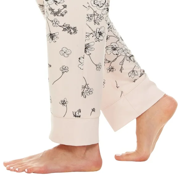 New Flora Nikrooz Ladies' Size M Pink and Black Pajama Set - Picture 8 of 13